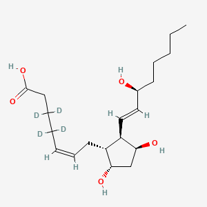 molecular formula C20H30D4O5 B570319 11beta-Prostaglandin F2alpha-d4 CAS No. 1240398-18-8