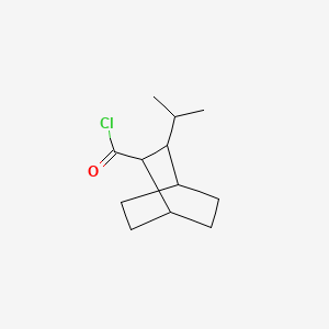 molecular formula C12H19ClO B570320 3-(Propan-2-yl)bicyclo[2.2.2]octane-2-carbonyl chloride CAS No. 118208-00-7