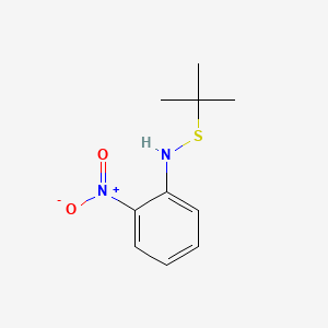molecular formula C10H14N2O2S B570321 N-(tert-Butylsulfanyl)-2-nitroaniline CAS No. 122149-93-3