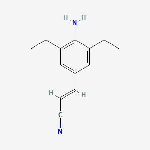 3-(4-Amino-3,5-diethylphenyl)acrylonitrile