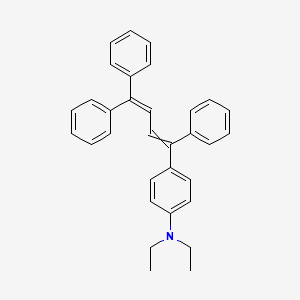 molecular formula C32H31N B570326 1-(4-Diethylaminophenyl)-1,4,4-triphenyl-1,3-butadiene CAS No. 115655-09-9