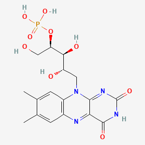 molecular formula C17H21N4O9P B570328 Riboflavin 4'-phosphate CAS No. 60697-29-2