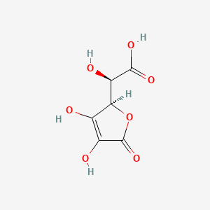 molecular formula C6H6O7 B570331 L-threo-Hex-2-enaric acid 1,4-Lactone CAS No. 66757-69-5