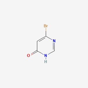 molecular formula C4H3BrN2O B570340 4-Bromo-6-hydroxypyrimidine CAS No. 1086382-38-8