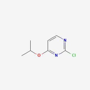 molecular formula C7H9ClN2O B570357 2-Chloro-4-isopropoxypyrimidine CAS No. 1250967-81-7