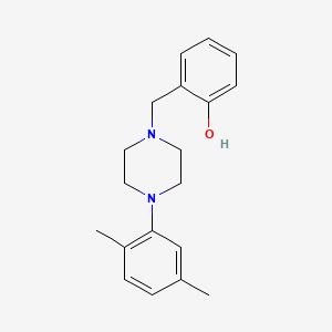 2-{[4-(2,5-dimethylphenyl)-1-piperazinyl]methyl}phenol