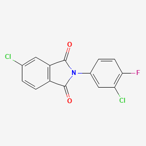 5-chloro-2-(3-chloro-4-fluorophenyl)-1H-isoindole-1,3(2H)-dione