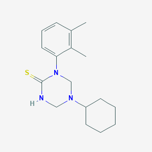 5-cyclohexyl-1-(2,3-dimethylphenyl)-1,3,5-triazinane-2-thione