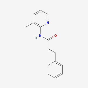 molecular formula C15H16N2O B5703653 N-(3-methyl-2-pyridinyl)-3-phenylpropanamide CAS No. 5522-48-5