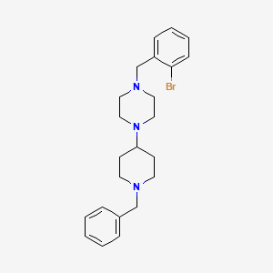 1-(1-benzyl-4-piperidinyl)-4-(2-bromobenzyl)piperazine