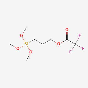 molecular formula C8H15F3O5Si B570371 3-Trifluoroacetoxypropyltrimethoxysilane CAS No. 120404-60-6