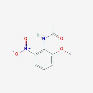 molecular formula C10H12N2O4 B570385 Acetamide, N-(2-methoxy-6-nitrophenyl)- CAS No. 116496-81-2