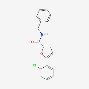molecular formula C18H14ClNO2 B5703913 N-benzyl-5-(2-chlorophenyl)furan-2-carboxamide CAS No. 618402-74-7