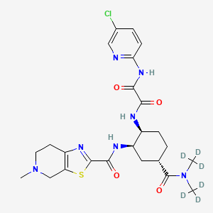molecular formula C24H30ClN7O4S B570406 Edoxaban-d6 
