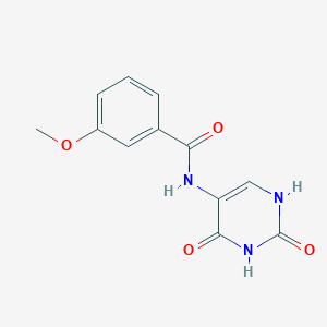 molecular formula C12H11N3O4 B5704161 N-(2,4-dioxo-1,2,3,4-tetrahydropyrimidin-5-yl)-3-methoxybenzamide 