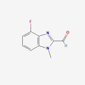 4-Fluoro-1-methyl-1H-benzo[d]imidazole-2-carbaldehyde