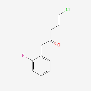 5-Chloro-1-(2-fluorophenyl)pentan-2-one