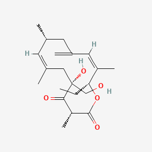 (3R,5R,7Z,9R,12Z,14R)-14-ethyl-5-hydroxy-5-(hydroxymethyl)-3,7,9,13-tetramethyl-11-methylidene-1-oxacyclotetradeca-7,12-diene-2,4-dione