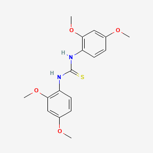 molecular formula C17H20N2O4S B5704350 1,3-Bis(2,4-dimethoxyphenyl)thiourea 