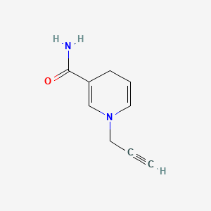 molecular formula C9H10N2O B570441 1-prop-2-ynyl-4H-pyridine-3-carboxamide CAS No. 121809-24-3