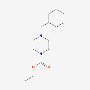 molecular formula C14H26N2O2 B5704438 ethyl 4-(cyclohexylmethyl)piperazine-1-carboxylate 