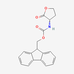 molecular formula C19H17NO4 B570461 Fmoc-Homoserine lactone CAS No. 116857-07-9