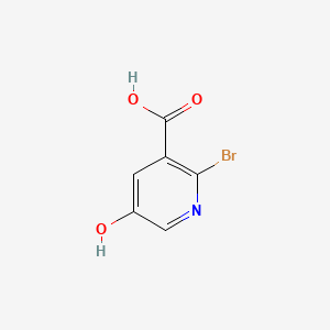 molecular formula C6H4BrNO3 B570478 2-Bromo-5-hydroxynicotinic acid CAS No. 1256810-34-0