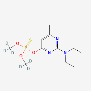 molecular formula C11H20N3O3PS B570484 Pirimiphos-methyl-d6 