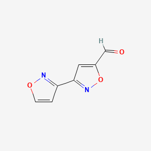 [3,3'-Bi-1,2-oxazole]-5-carbaldehyde