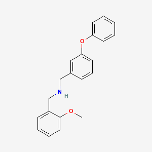 molecular formula C21H21NO2 B5704969 N-(2-METHOXYBENZYL)-N-(3-PHENOXYBENZYL)AMINE 