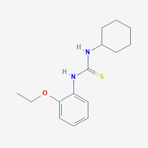 molecular formula C15H22N2OS B5705000 1-Cyclohexyl-3-(2-ethoxyphenyl)thiourea CAS No. 64020-23-1