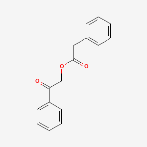 molecular formula C16H14O3 B5705119 Phenacyl phenyl acetate 