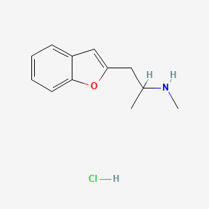 molecular formula C12H16ClNO B570516 2-MAPB (hydrochloride) CAS No. 100389-74-0