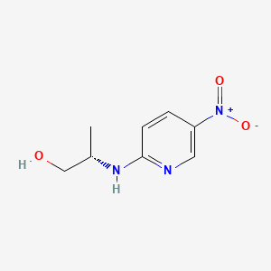 molecular formula C8H11N3O3 B570521 (S)-(-)-N-(5-硝基-2-吡啶基)丙氨醇 CAS No. 115416-52-9