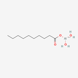 molecular formula C10H23AlO4 B570522 Aluminum, (decanoato-O)dihydroxy- CAS No. 123774-65-2