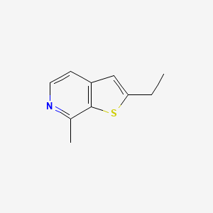 molecular formula C10H11NS B570529 2-Ethyl-7-methylthieno[2,3-c]pyridine CAS No. 120010-04-0