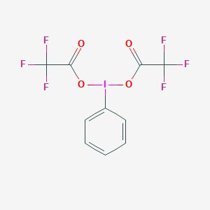 molecular formula C10H5F6IO4 B057053 [双(三氟乙酰氧)碘]苯 CAS No. 2712-78-9