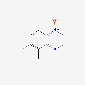 molecular formula C10H10N2O B570533 5,6-Dimethylquinoxaline 1-oxide CAS No. 115798-89-5
