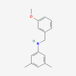 molecular formula C16H19NO B5705491 N-(3-methoxybenzyl)-3,5-dimethylaniline 