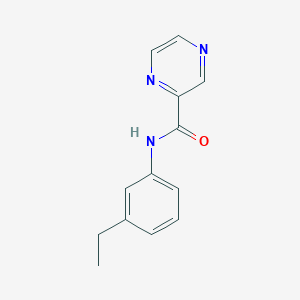 molecular formula C13H13N3O B5705764 N-(3-ethylphenyl)pyrazine-2-carboxamide 