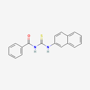molecular formula C18H14N2OS B5705780 1-Benzoyl-3-(2-naphtyl)thiourea CAS No. 4921-85-1