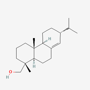 molecular formula C20H34O B570583 [(1R,4Ar,4bS,7R,10aR)-1,4a-dimethyl-7-propan-2-yl-2,3,4,4b,5,6,7,9,10,10a-decahydrophenanthren-1-yl]methanol CAS No. 18175-73-0