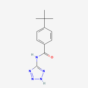 molecular formula C12H15N5O B5705870 4-tert-butyl-N-(2H-tetrazol-5-yl)benzamide CAS No. 544435-07-6
