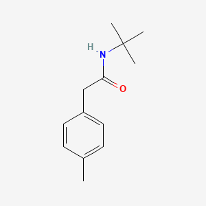 molecular formula C13H19NO B5705891 N-tert-butyl-2-(4-methylphenyl)acetamide 