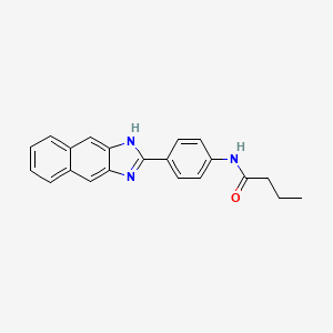 molecular formula C21H19N3O B5705899 N-(4-{1H-NAPHTHO[2,3-D]IMIDAZOL-2-YL}PHENYL)BUTANAMIDE 
