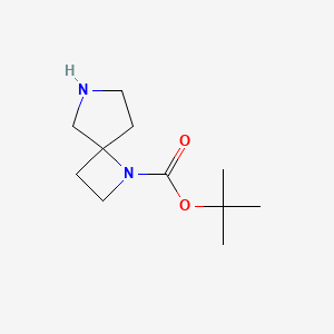 molecular formula C11H20N2O2 B570605 tert-Butyl 1,6-diazaspiro[3.4]octane-1-carboxylate CAS No. 1148044-31-8