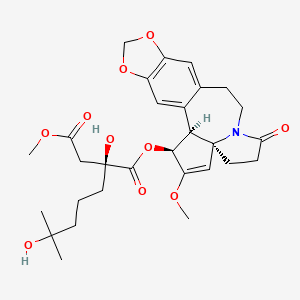 molecular formula C29H37NO10 B570624 Homoharringtonamide CAS No. 119767-03-2