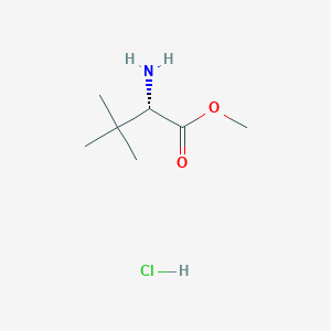 molecular formula C7H16ClNO2 B057063 L-tert-Leucine methyl ester hydrochloride CAS No. 63038-27-7