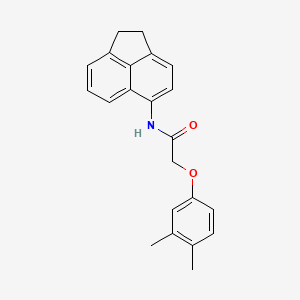 molecular formula C22H21NO2 B5706356 N-(1,2-dihydroacenaphthylen-5-yl)-2-(3,4-dimethylphenoxy)acetamide 
