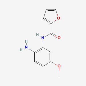 molecular formula C12H12N2O3 B5706358 N-(2-amino-5-methoxyphenyl)furan-2-carboxamide 